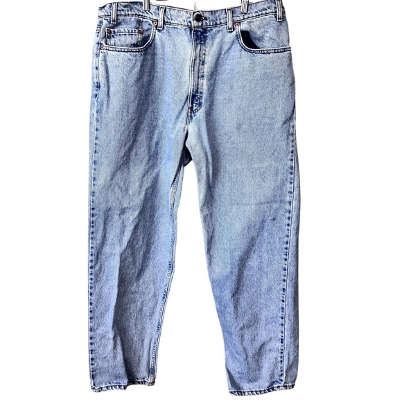 Levi's Other - Levi's 550 Jeans Men's 40x30 VTG Made In USA Relaxed Fit Tapered Leg Light Blue